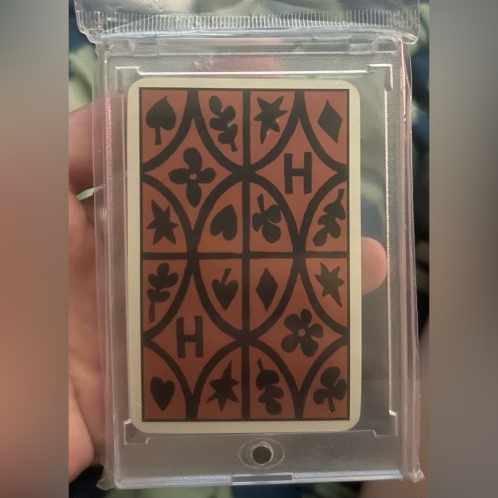 Hermes Limited Edition Collectors Edition Playing Card In Cover NWT